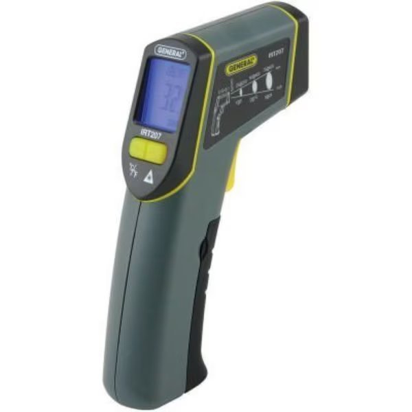 General Tools Non-Contact Infrared Thermometer 8:1, Environmental Use, General Tools & Instruments Co., Mfr#: IRT207